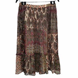 Bohemian Multicolor Maxi Skirt